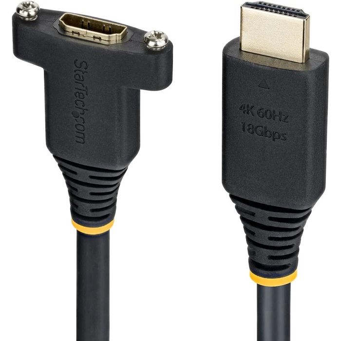 StarTech HDMI 2.0 Καλώδιο HDMI male - HDMI female 2m Μαύρο
