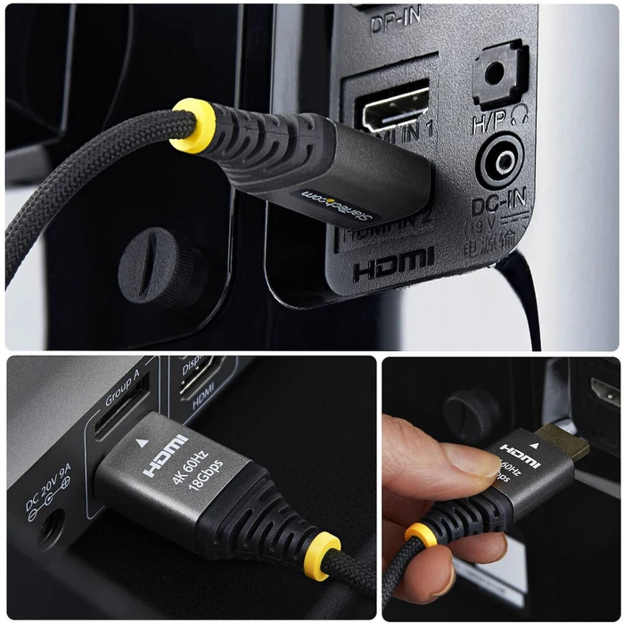 StarTech Καλώδιο HDMI αρσενικό - HDMI αρσενικό 3m Μαύρο