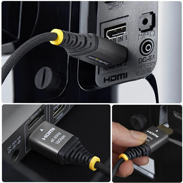 StarTech Καλώδιο HDMI αρσενικό - HDMI αρσενικό 0,5 m Μαύρο