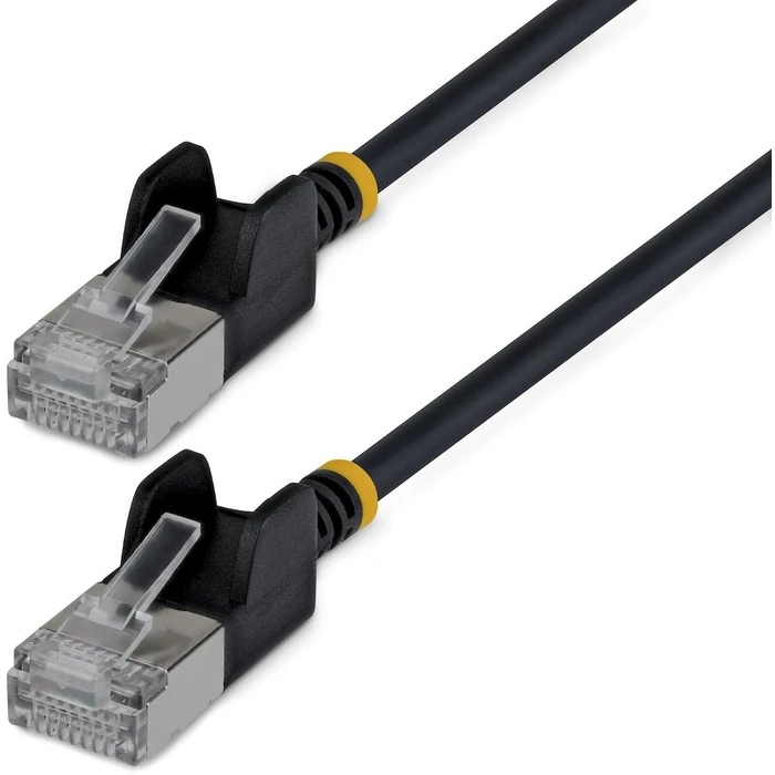 StarTech U/UTP Cat6a (Gigabit) Ethernet Cable 2m Ultra Slim - Black