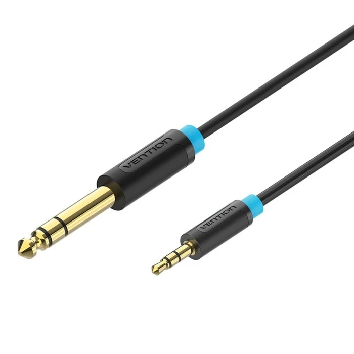 Καλώδιο 3.5mm Vention Male to 6.5mm Male Audio 1M Black