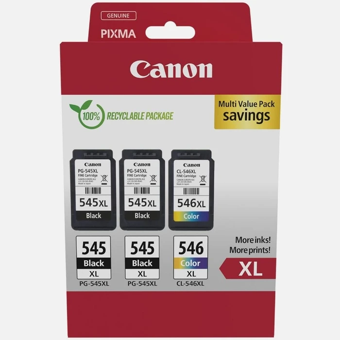 Μελάνι Canon Inkjet PG-545XLx2/CL-546XL MultiPack