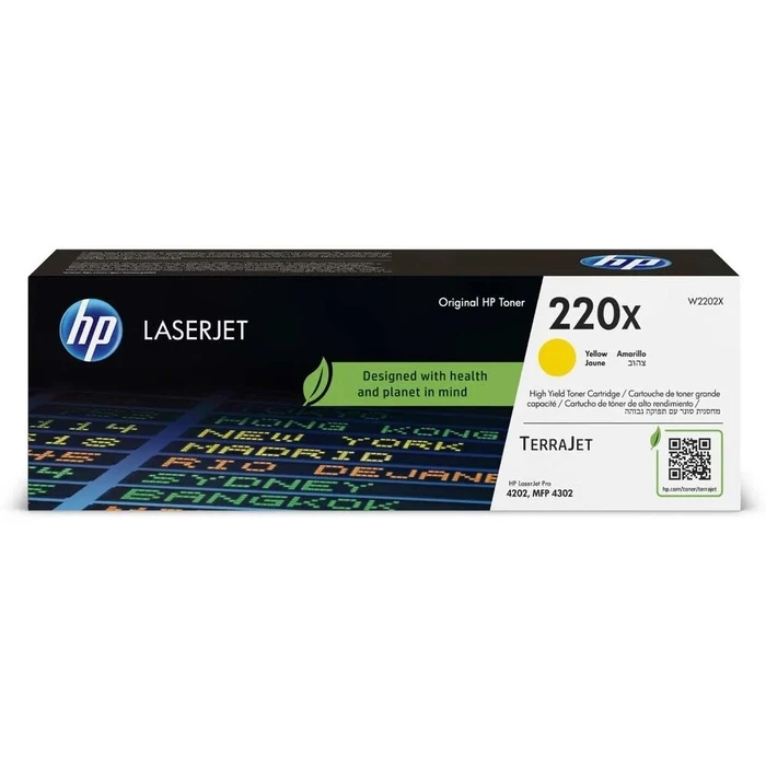 Toner HP 220X High Capacity Yellow