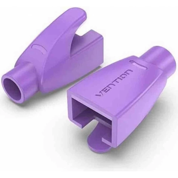 Κάλυμμα Βυσμάτων Vention RJ45 Strain Relief Boots Purple PVC Type 100-Pack