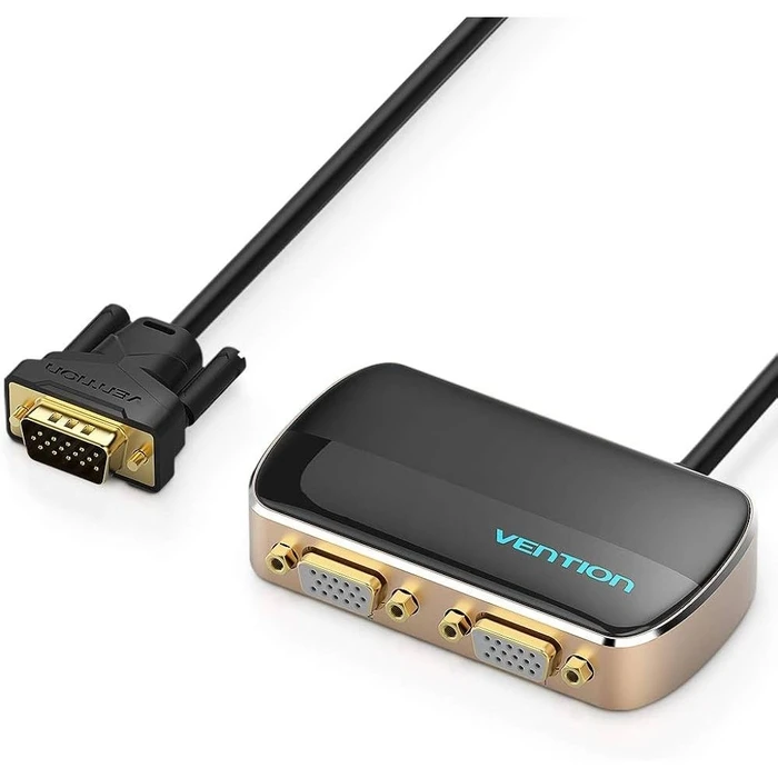 Αντάπτορας VGA Vention 1 In 2 Out Splitter 1M Black