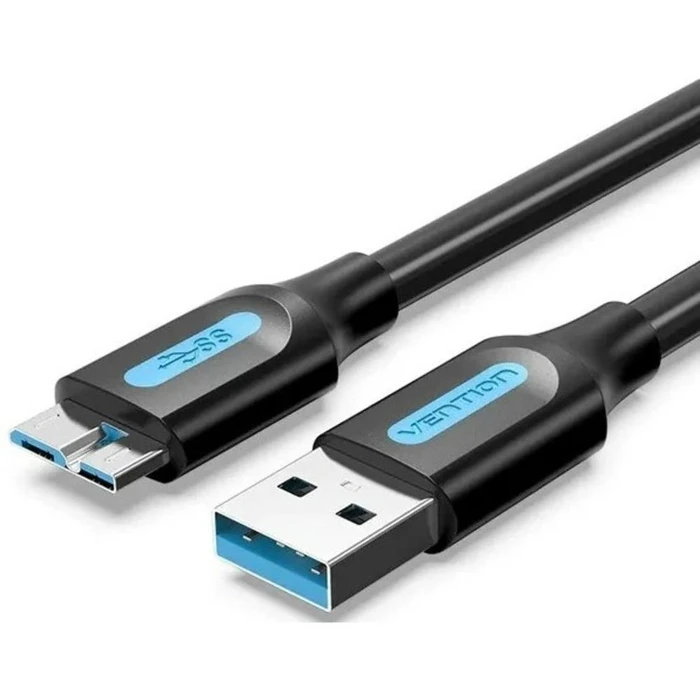 Καλώδιο USB Vention 3.0 A Male to Micro B Male 0.25M Black PVC Type