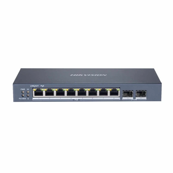 Network Switch Hikvision 10 Port Unmanaged PoE L2 Series (DS-3E1510P-EIV2)