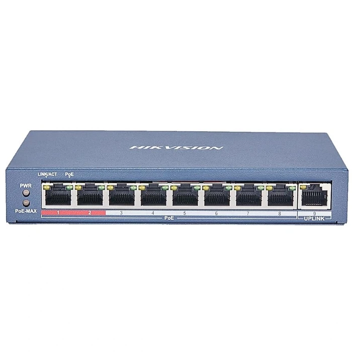 Network Switch Hikvision 9 Port Unmanaged PoE L2 Series (DS-3E0109P-E©
