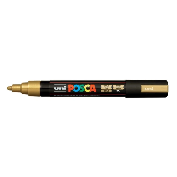 Default Uni-Ball Posca PC-5M Medium Gold Paint Marker