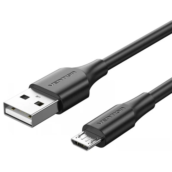 Καλώδιο USB Vention USB 2.0 A Male to Micro B Male 2A 1.5M Black (CTIBG)
