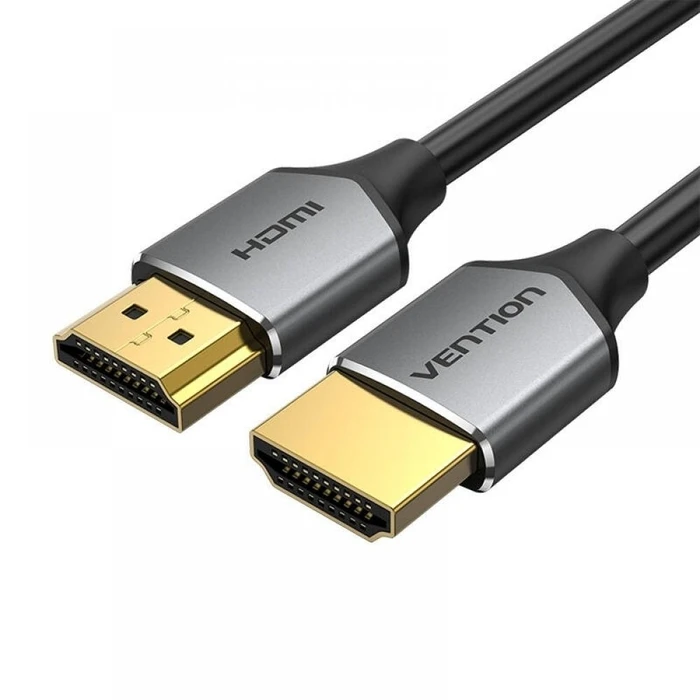 Vention Ultra Thin HDMI Male to Male Cable 3M Gray Aluminum Alloy Type (ALEHI) (VENALEHI)