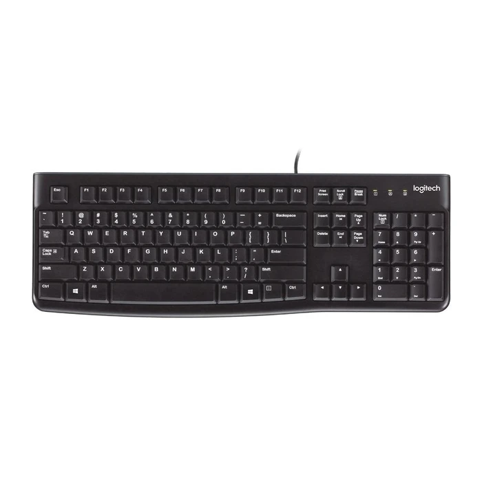 Πληκτρολόγιο Ενσύρματο Logitech K120 USB US Black (920-002508)