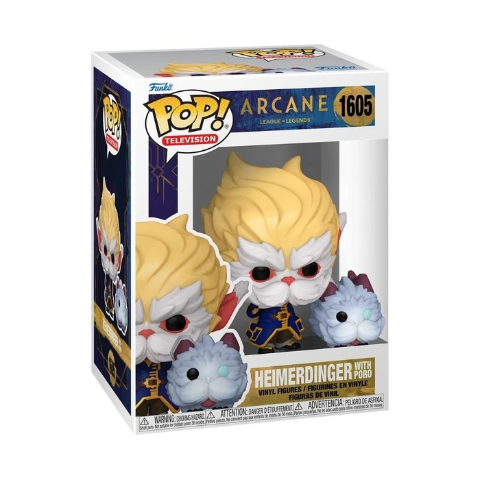Φιγούρα Funko Pop! TV: Arcane League of Legends - Heimerdinger with Poro #1605 (FNK01935)