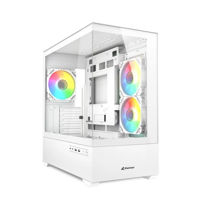 Κουτί Η/Υ Sharkoon MK6 RGB White (41800) (SHR41800)
