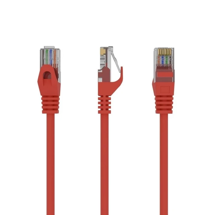 Network Cable Gembird Cablexpert Patchcord CAT 6 Molded Ends 1m Red PP6U-1M/R