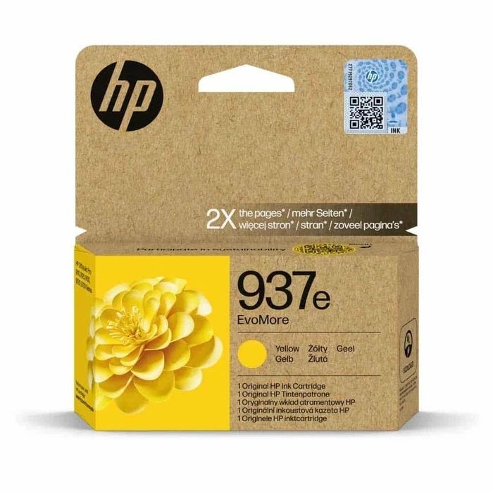 Μελάνι HP Inkjet No.937e Yellow (4S6W8NE) (HP4S6W8NE)