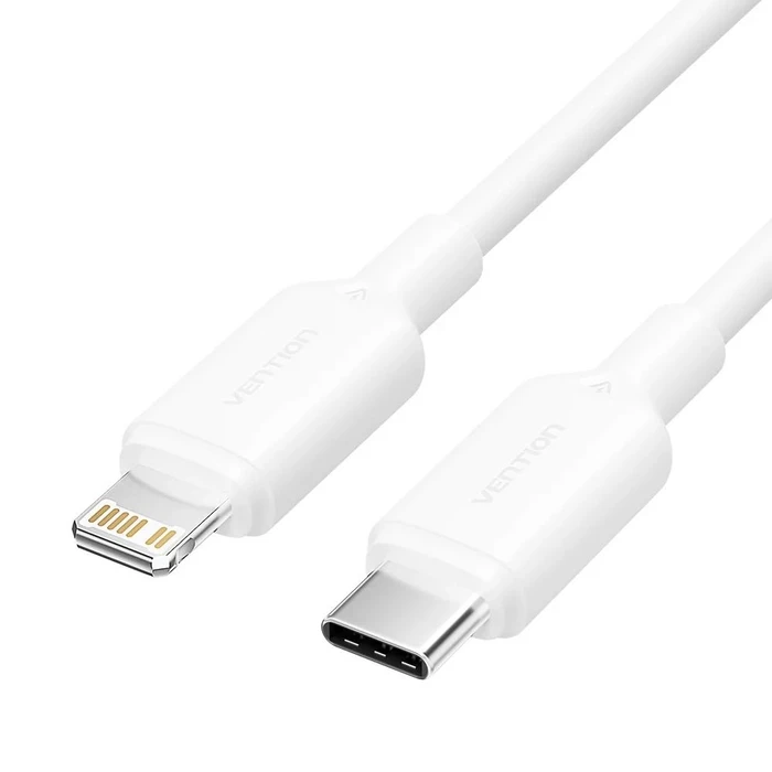 Καλώδιο USB Vention Type-C M to Lightning M 3A 2M White PVC Type (LAKWH)