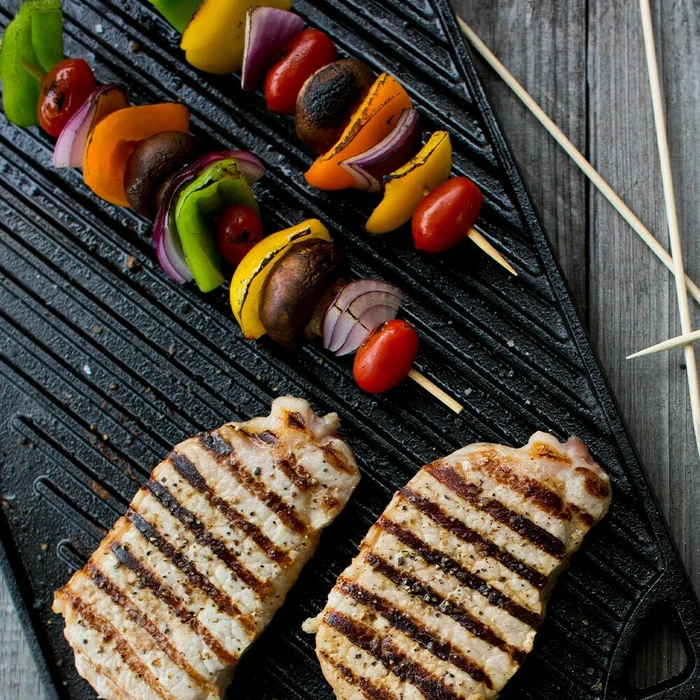 Lodge Cast Iron Reversible Grill/Griddle Plate 42.55 x 24.13 x 1.5 cm (L-DP3)