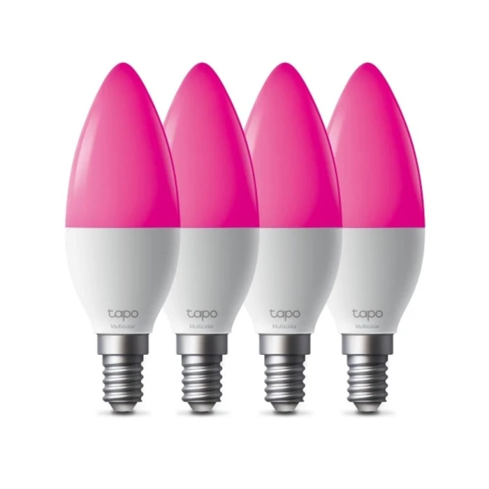 Smart Λάμπα TP-Link Wi-Fi Candle Multicolor TAPO L430C(4-PACK)