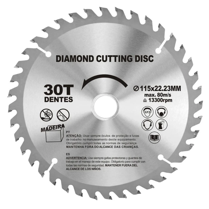 Διαμαντοδισκος Κοπης Ξυλου Shind Φ115 (SHI-94954)