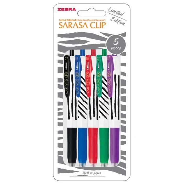 Default Zebra Sarasa Clip 0.7 Gel Pen Set