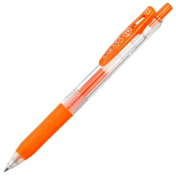 Zebra Stationery Sarasa Clip 0.5mm Gel Pen Orange