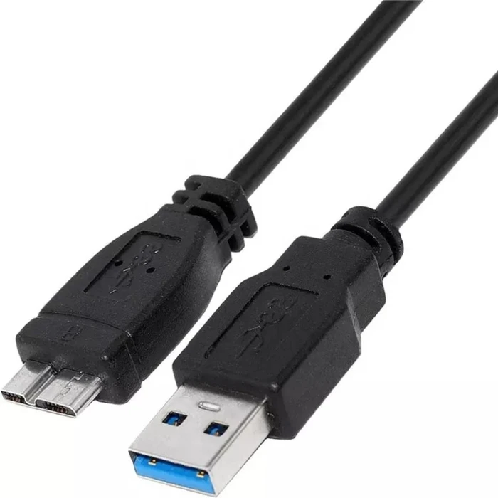 Καλώδιο USB MediaRange to Micro-B USB 3.0 Charge and Sync USB 3.0, 5 Gbps, 5W 1.8m, Black (MRCS240)