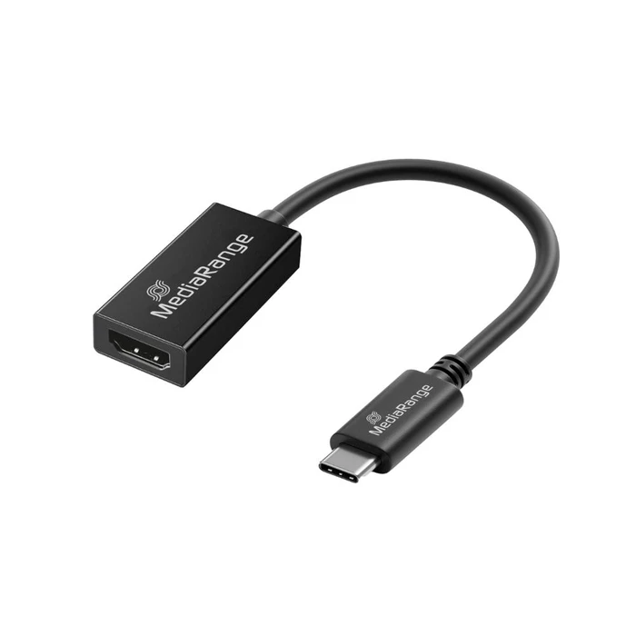 Αντάπτορας USB MediaRange USB-C to HDMI Audio and Video Converter, 20cm, Black (MRCS234)