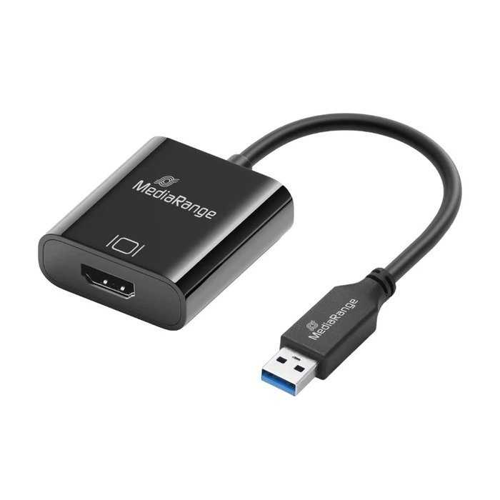 Αντάπτορας USB MediaRange to HDMI Audio and Video Converter, 20cm, Black (MRCS232)