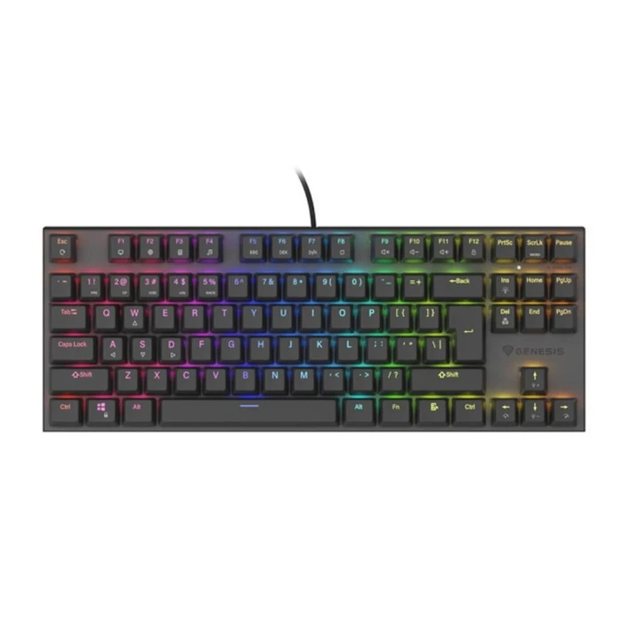 Gaming Πληκτρολόγιο Genesis Thor 303 Tkl Black US Mechanical RGB, Red Switch, Hot Swap (NKG-1882)