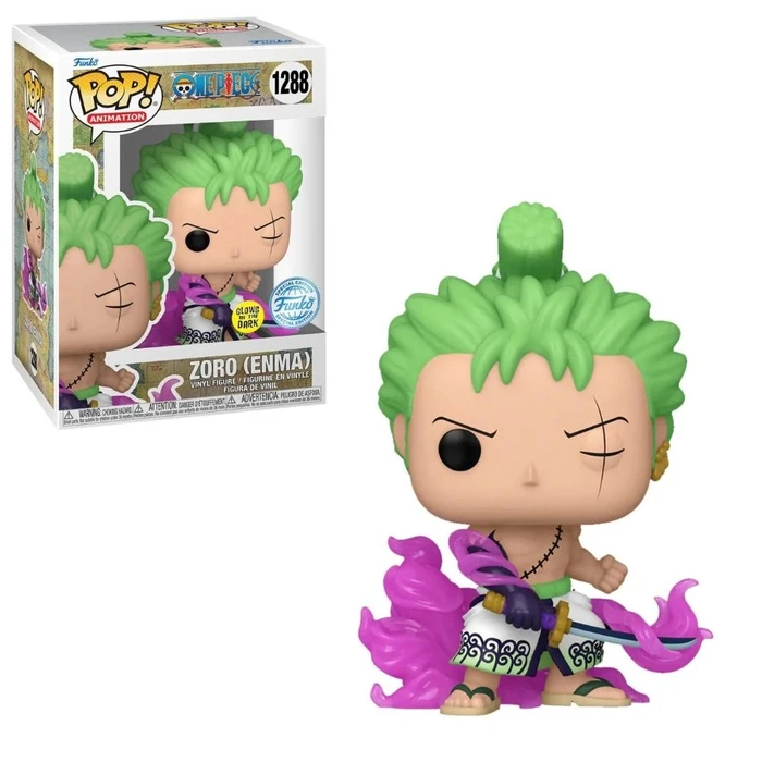 Funko Animation One Piece Zoro Enma Glows in the Dark Special Edition