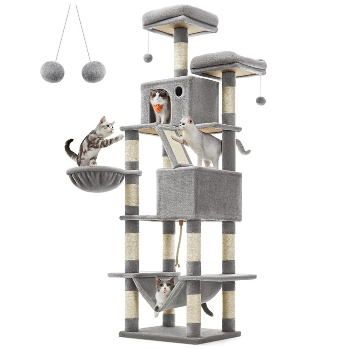 Ονυχοδρόμιο Feandrea Cat Tower XXl, Height 206 cm, up to 6 Cats (PCT190W01)