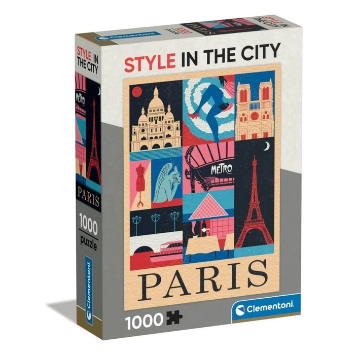Παζλ Clementoni Style in the City Collection - Paris 1000pcs (39843)