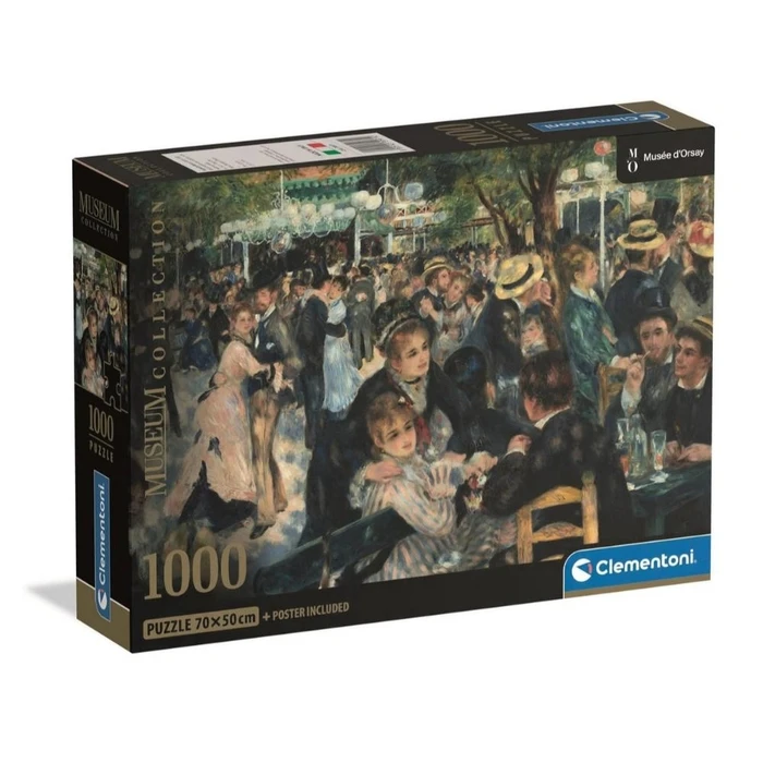 Παζλ Clementoni Museum Collection - Renoir: Bal Du Moulin de la Galette 1000pcs (39971)