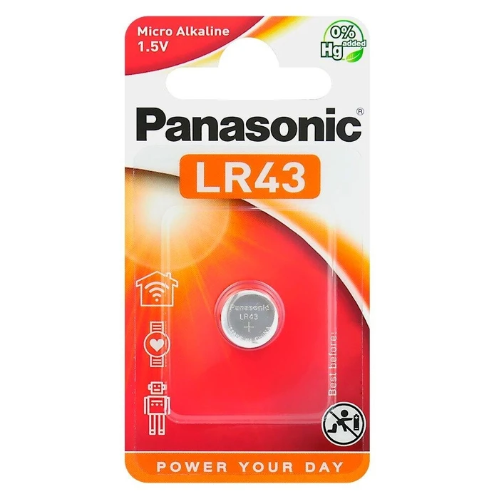 Panasonic G12 LR43 Alkaline Mini Battery