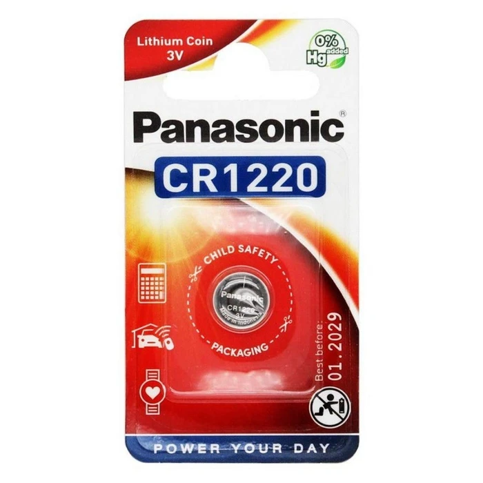 Default Panasonic CR1220 Lithium Battery blister
