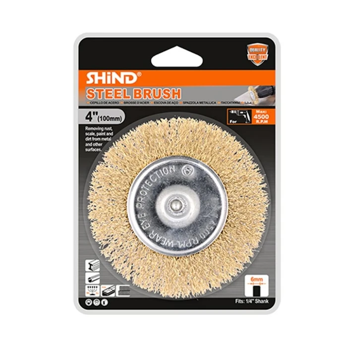 Συρματοβουρτσα Shind Δραπανου Ισια 100mm (SHI-94921)