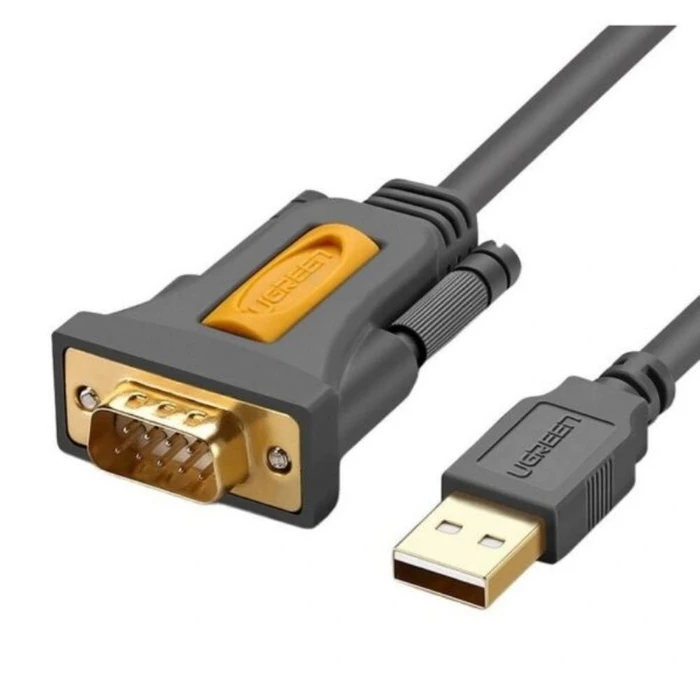 Default UGREEN USB to DB9 RS-232 Cable CR104 2m Black 20222