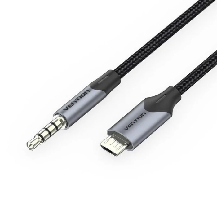 VENTION Καλώδιο Ήχου Micro USB σε TRRS 3.5mm Μαύρο 2m