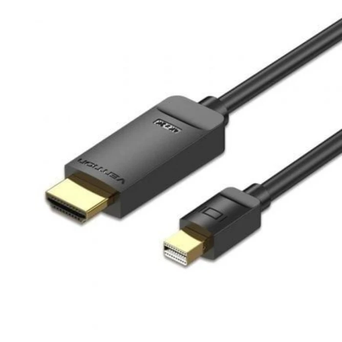 VENTION Καλώδιο Mini DisplayPort αρσ. σε HDMI αρσ. 3m Μαύρο (HAHBI)