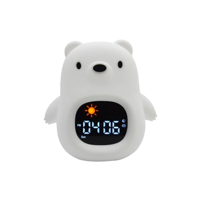 KIDDOBOO Φωτιστικό Νυκτός και Ξυπνητήρι SoundGlow Bear