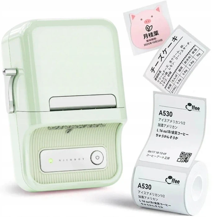 Label Printers NIIMBOT Portable Label Printer B21S Mint Green