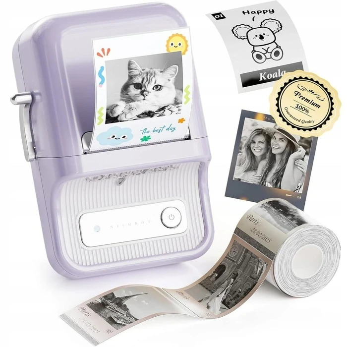 Niimbot Φορητός εκτυπωτής ετικετών B21 Pro μοβ