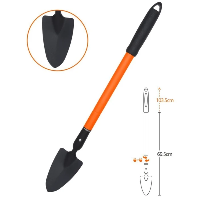 Shind Τηλεσκοπικο Φτυαρι Κηπου 69,5-103,5cm