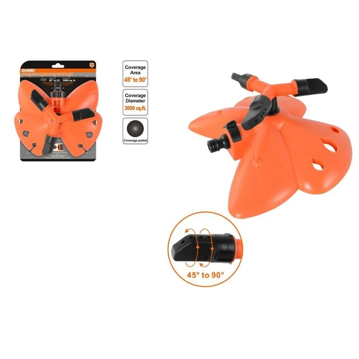 Shind 3 Arm Rotating Sprinkler with Base 1000 m2
