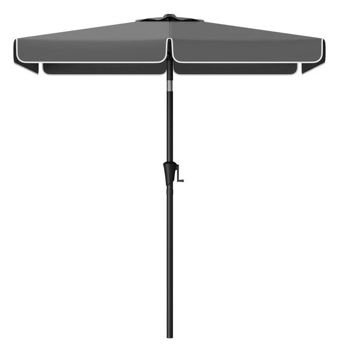 SONGMICS Garden Umbrella Grey 2 x 1.5 m GPU048G01