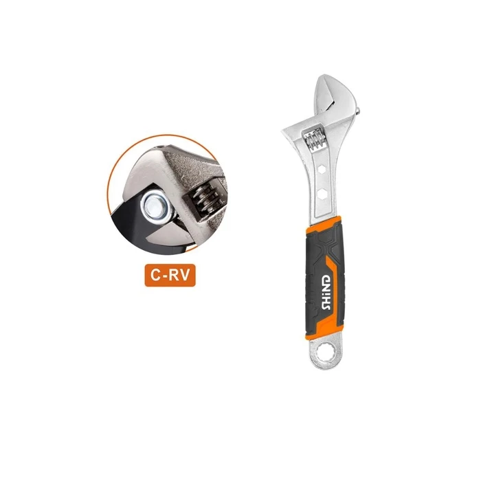 Shind Insulated Adjustable Wrench 6 inches