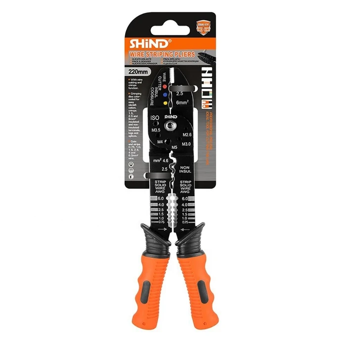 Shind Wire Stripper and Crimper 220mm