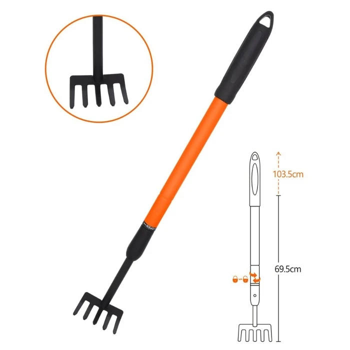 Shind Τηλεσκοπικη Τσουγκρανα Κηπου 69,5-103,5cm