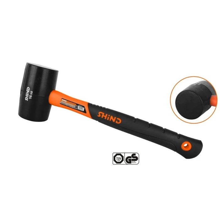 Hand Tools SHIND Rubber Mallet 16oz SHI94574